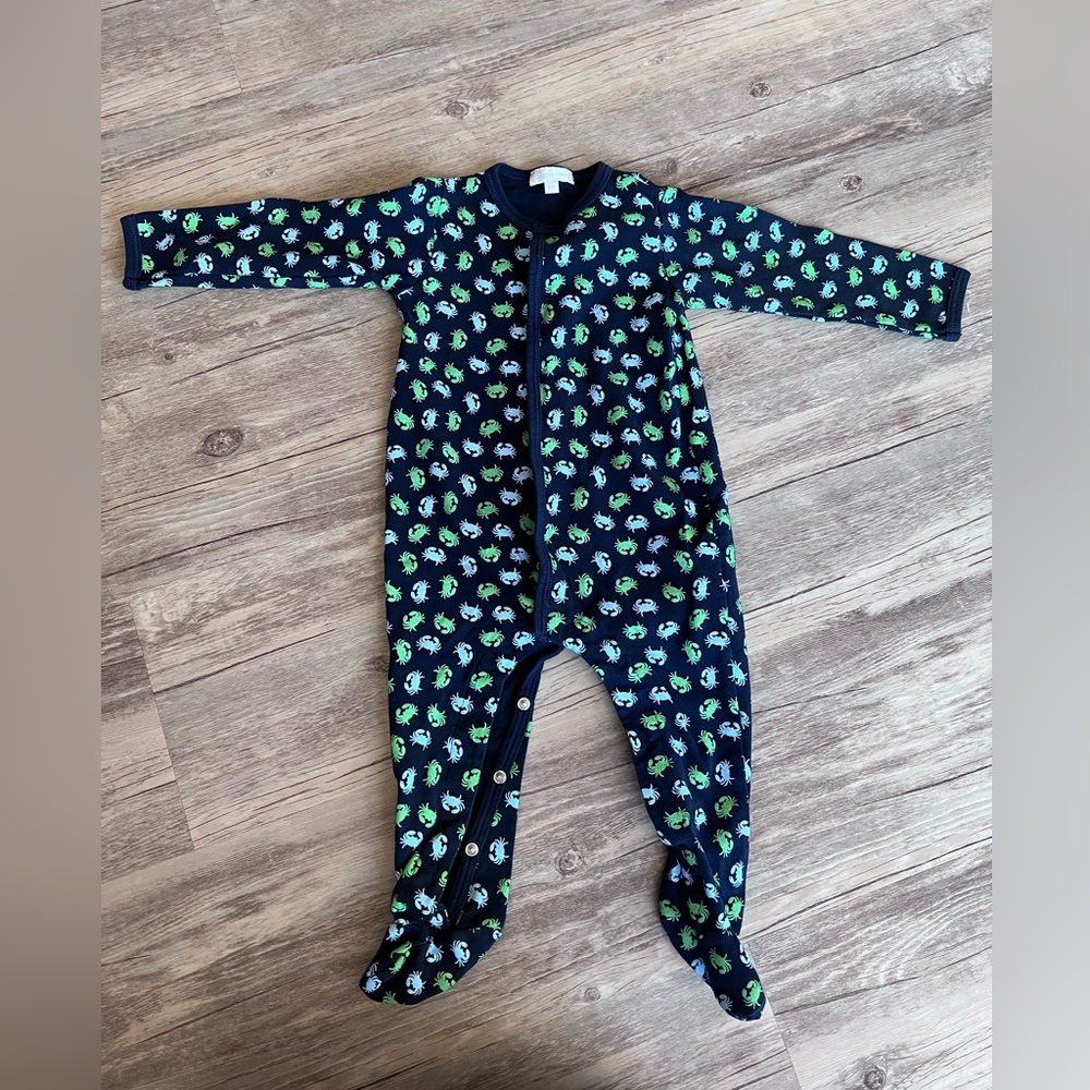 Magnolia Baby Crabtastic Footie NWOT